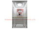 Bộ phận thang máy Biệt thự Thang máy Thiết kế nội thất Sàn PVC với thép không gỉ / ống ánh sáng