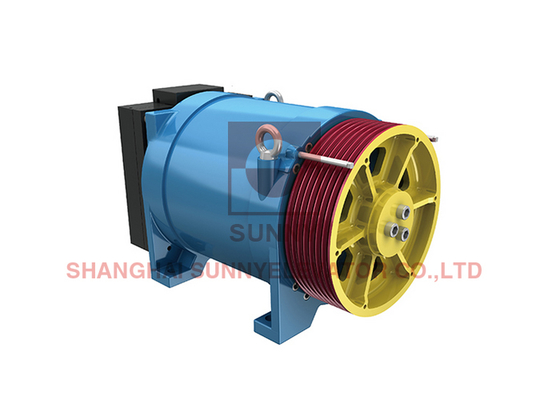 Máy kéo không hộp số DC110V, 2*1.5A cho thang máy không phòng máy