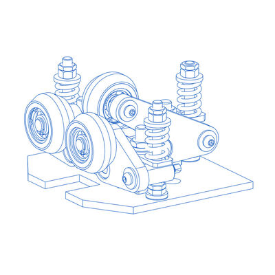 Vật liệu PU Giày hướng dẫn cuộn đàn hồi Phần sửa chữa thang máy