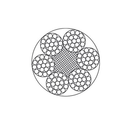 TRUNG QUỐC Ungalvanized Steel Wire Rope 6x19+IWR, 1570-1870MPa, 3-46mm, For Lifting & Dragging, High Breaking Load nhà cung cấp