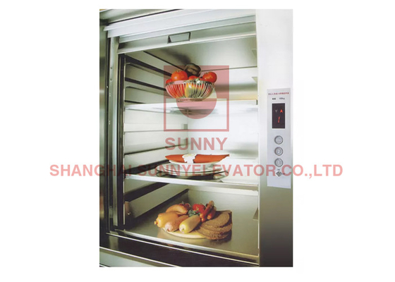 2 Điểm dừng 150Kg Thư viện Nhà bếp Thực phẩm Thang máy Thang máy Dumbwaiter