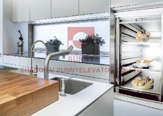 2 Điểm dừng 150Kg Thư viện Nhà bếp Thực phẩm Thang máy Thang máy Dumbwaiter