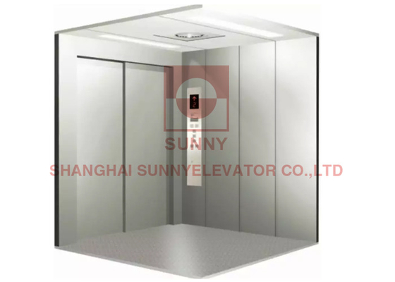 Thang máy chở hàng không gian rộng MRL cho nơi làm việc Nhà máy Trung tâm mua sắm Thang máy chở hàng 2000kg