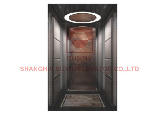 AC Drive 400KG Load thang máy dân cư với cửa mở ở giữa để sử dụng tại nhà thoải mái nhà cung cấp