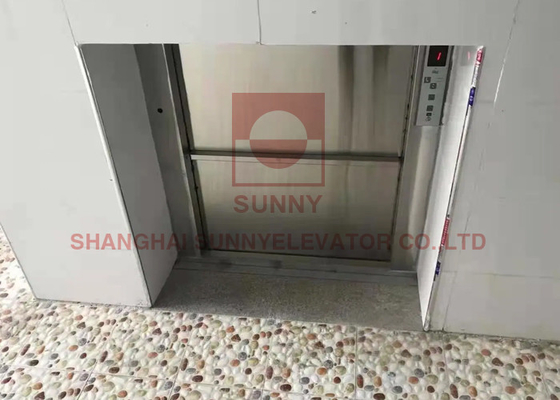 100-500kg Tiết kiệm không gian Nhà hàng Thực phẩm Dumbwaiter Thang máy thép không gỉ