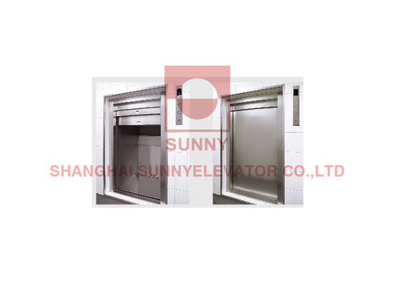 100-500kg Tiết kiệm không gian Nhà hàng Thực phẩm Dumbwaiter Thang máy thép không gỉ