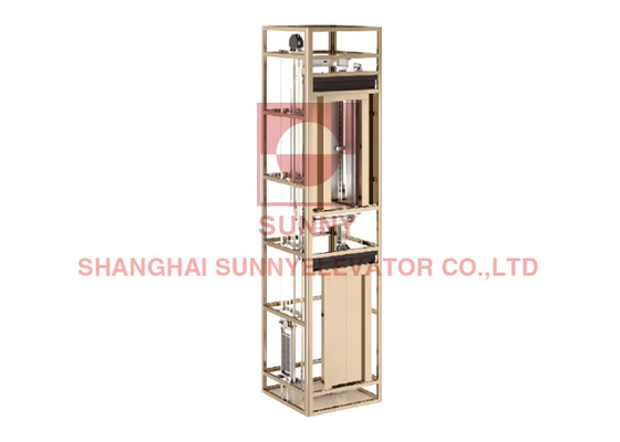 Thang máy gia dụng kiểu dây thừng thép tiện lợi và an toàn