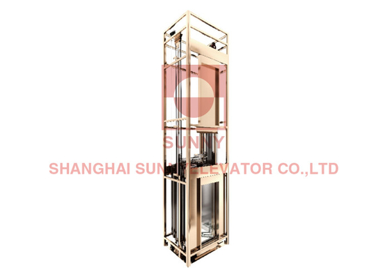 Thang máy gia dụng kiểu dây thừng thép tiện lợi và an toàn