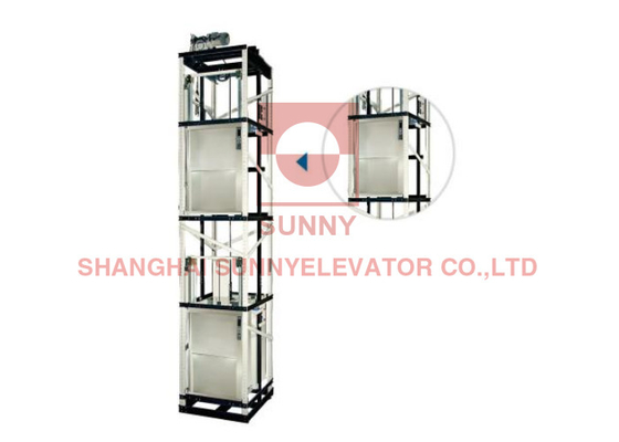 Im lặng Thép không gỉ Nhà hàng Khách sạn Nhà bếp Thực phẩm Thang máy điện Thang máy điện