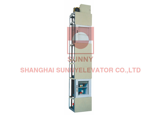 0.4m/S Nhà bếp Thực phẩm Dumbwaiter thang máy với VVVF tần số điều chỉnh công nghệ