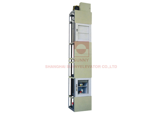 0.4m/S Nhà bếp Thực phẩm Dumbwaiter thang máy với VVVF tần số điều chỉnh công nghệ