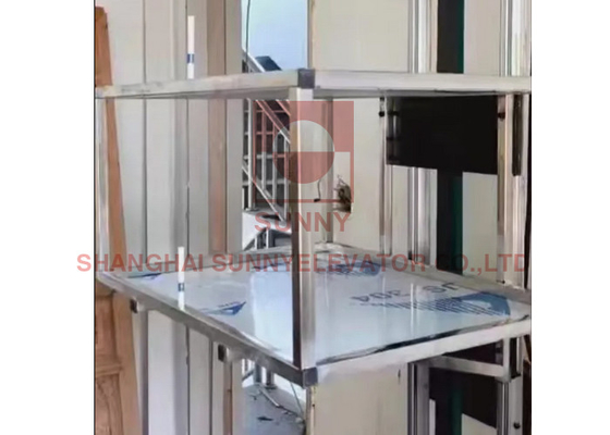 Nhà hàng Nhà bếp Thang máy Mini Food 100kg Thang máy Dumbwaiter Thang máy Modern 304 Stainless Steel