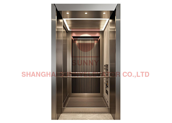 Máy thang máy tiết kiệm không gian đổi mới không phòng 1 giai đoạn 220V 50Hz