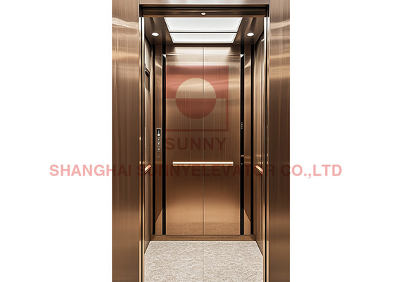 450-1000kg tải trọng Tăng tối đa không gian xây dựng với một phòng máy ít thang máy