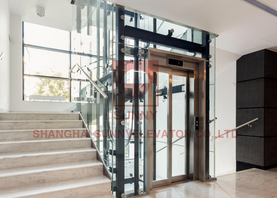 Cửa cabin thang máy mở trung tâm hai tấm cao cấp - Vận hành tự động êm ái