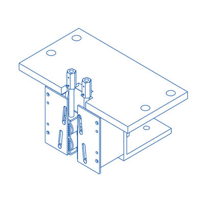 Elevator Safety Parts Elevator Instantaneous Safety Gear ≤7000Kg P+Q