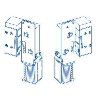 Độ rộng 9/10mm của ray dẫn hướng, bộ phận an toàn điện tử, phụ tùng thang máy