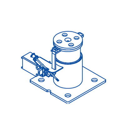 Phụ tùng thang máy Bộ giảm chấn dầu thang máy với tốc độ định mức ≤1.75m/s