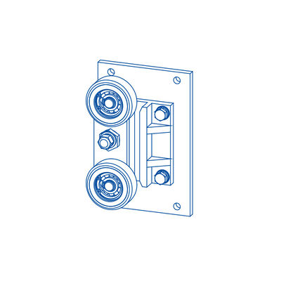 Thang máy ba lô giày hướng dẫn cuộn với vật liệu PU phụ tùng phụ tùng thang máy