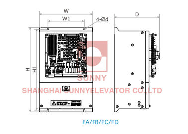 Phụ tùng thang máy cho Bộ điều khiển tích hợp thang máy 200 - 240V