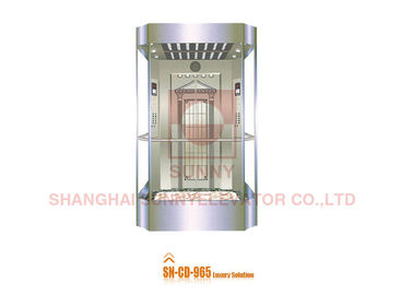 Thang máy quan sát bằng thép không gỉ Hailine Capsule Capsule Tham quan Thang máy kính hành khách