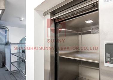 Vật liệu thép không gỉ Thang máy thực phẩm nhỏ với VVVF Control 0,4m / S