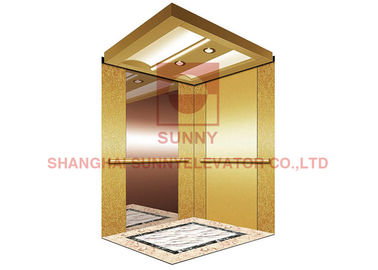 Thép không gỉ 2.5m / S tải 1600kg Thang máy chở hành khách với VVVF Drive
