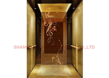 Thép không gỉ 2.5m / S tải 1600kg Thang máy chở hành khách với VVVF Drive
