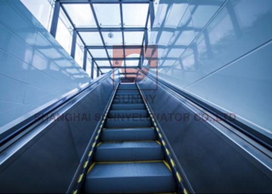 0,5m / S Tiếng ồn thấp Tiết kiệm trong nhà Lối đi thang cuốn bằng thép không gỉ