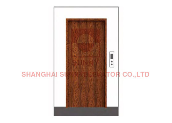 Hệ thống điều khiển VVVF Thang máy chở khách với tấm thép trang trí hạt gỗ
