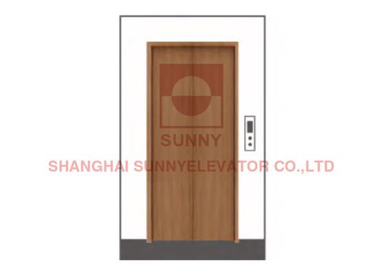 Hệ thống điều khiển VVVF Thang máy chở khách với tấm thép trang trí hạt gỗ