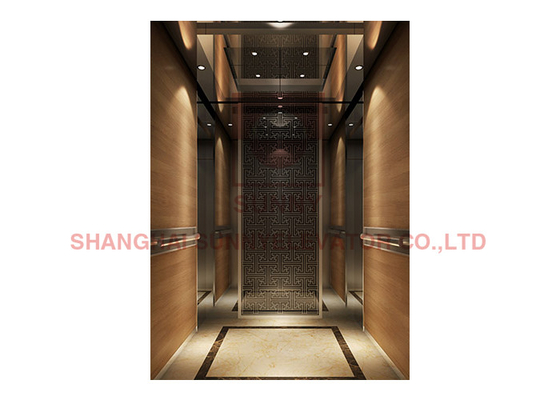 Cabin thép không gỉ sang trọng Thang máy gia đình 10 người