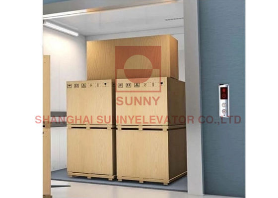 VVVF Drive Freight Elevator với dung lượng tải 1000kg và thiết kế cửa bên