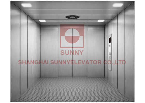 Thang máy chở hàng với hệ thống điều khiển biến tần VVVF và thiết kế phòng máy