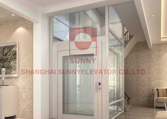 320 - 400kg VVVF Công nghệ điều khiển thang máy nhà thông gió với lưới bảo vệ