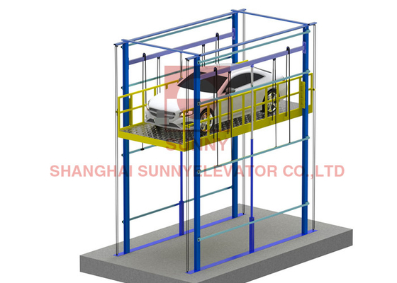Thang máy xe lửa cho an toàn Capacity cao đỗ xe tự động Thang máy cho tòa nhà thấp
