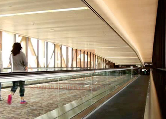 Tự động di chuyển lối đi Di chuyển thang cuốn đi bộ cho lưu lượng hành khách lớn