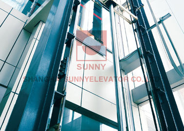 Vertical Hydraulic Elevator 1500mm Pit Stainless Steel Material 12 Months Warranty