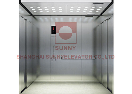 Thang máy giường bệnh bằng thép không gỉ với tải trọng 1600kg và tốc độ vận chuyển bệnh nhân 1 ~ 2.5m / s