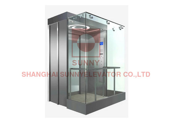 Thang máy toàn cảnh vuông CE Square 2000kg 1,75m / S cho siêu thị