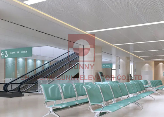 Độ ồn thấp Thang máy bệnh viện trong nhà an toàn có tải trọng 1600kg cho giường bệnh nhân trong bệnh viện