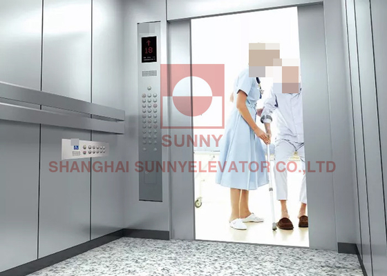 Thang máy bệnh viện 4.0m / s cho giường cáng y tế bệnh nhân 2000kg