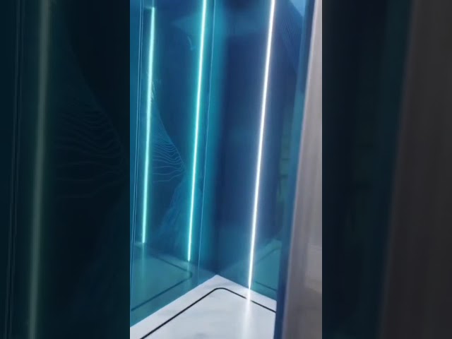 Phòng máy nhỏ 1000kg Thang máy chở khách và thang máy với sàn nhựa PVC